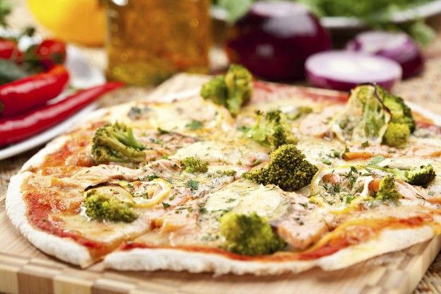 Pizza light ai broccoli