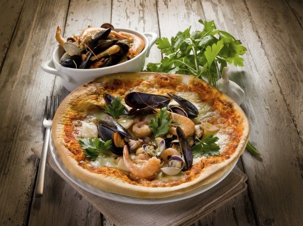 Pizza ai frutti di mare