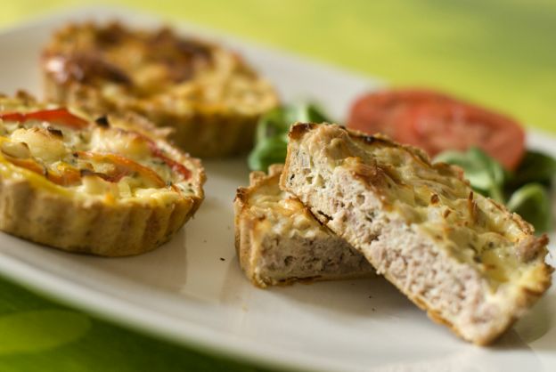 Quiche monoporzione al tonno