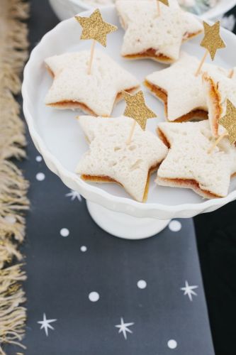 Mini sandwich a forma di stella