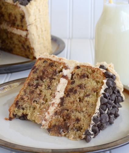 Torta banane e cioccolato