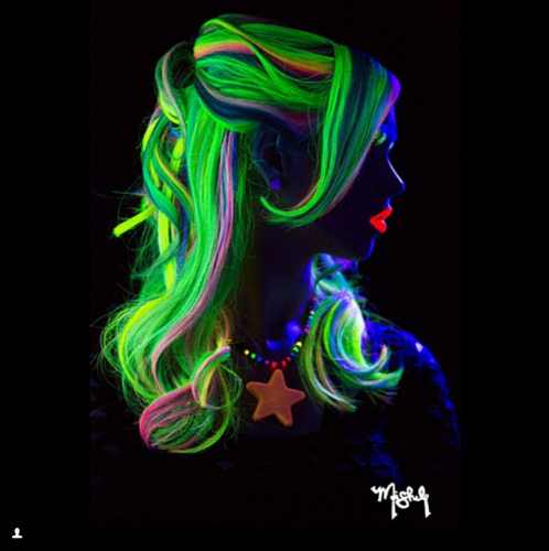 Capelli fluo