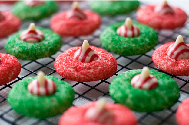 Biscotti candy cane