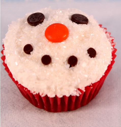 Cupcakes pupazzo di neve