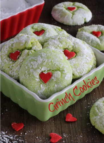 Grinch cookies