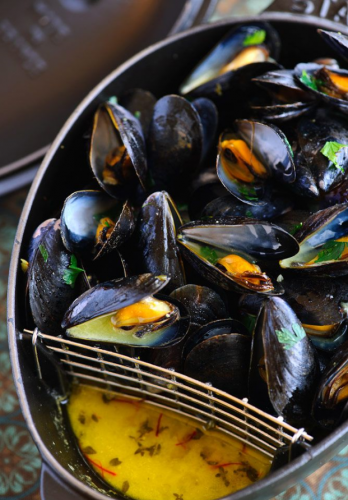 Cozze allo zafferano