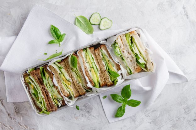 Club sandwich vegano