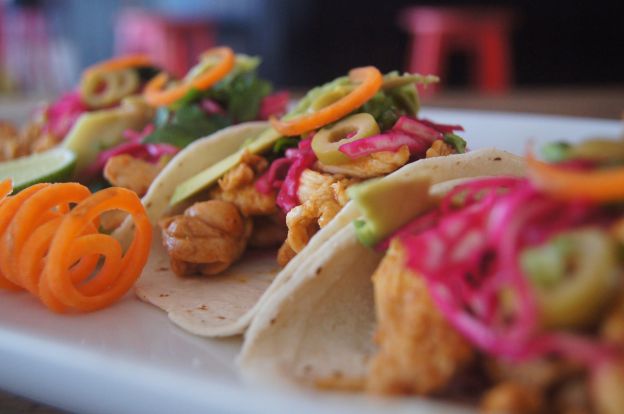 Tortillas al pollo speziato