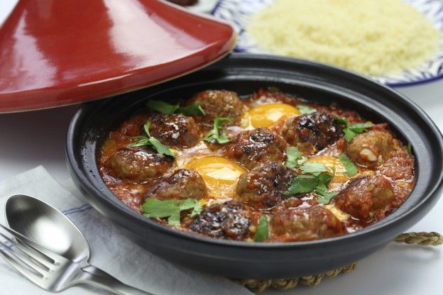 Tajine kefta con uovo