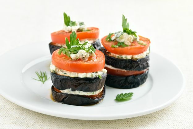 Tortini di melanzane alla caprese