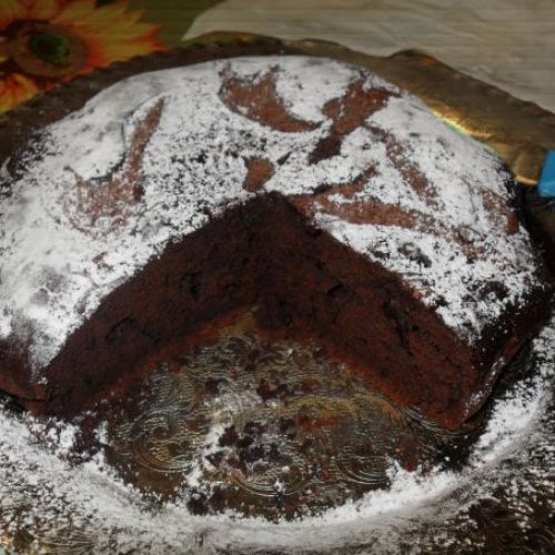 Torta al cioccolato senza uova né burro