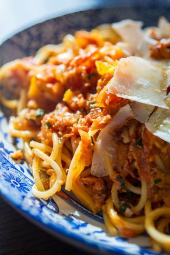 Abruzzo: la pasta con tonno e pomodoro