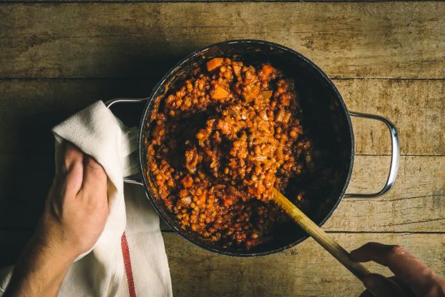 Pasticcio di lenticchie