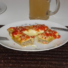 CANNELLONI DI MELANZANE ALLA BIRRA