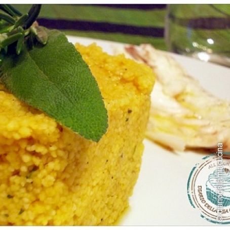 Cous cous speziato con orata al cartoccio