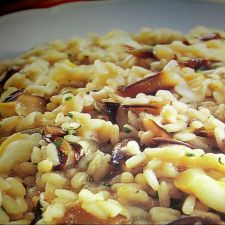 Risotto radicchio e scamorza