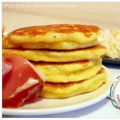 Pancake al grana con raspadüra e speck