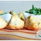 Mini Piramidi con rucola e robiola - Tappa 1