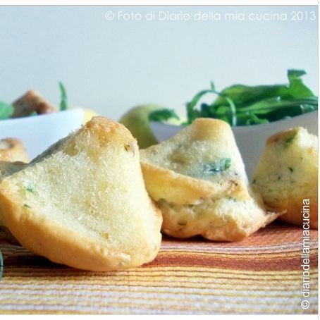 Mini Piramidi con rucola e robiola