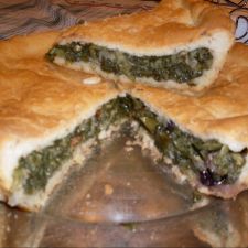 Torta salata con scarole