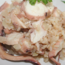 Risotto ai tentacoli di calamaro